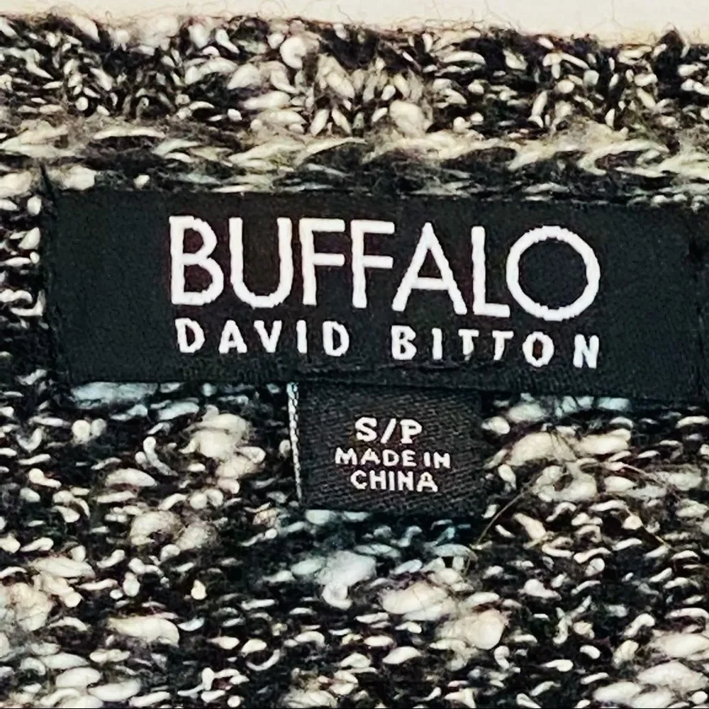 Buffalo David Bitton Textured Wool blend sweater S  {E} - Picture 6 of 8